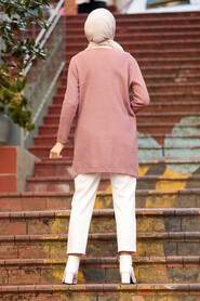 Dusty Rose Hijab Knitwear Tunic 18120GK - 2