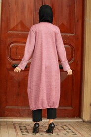 Dusty Rose Hijab Knitwear Tunic 30641GK - 2