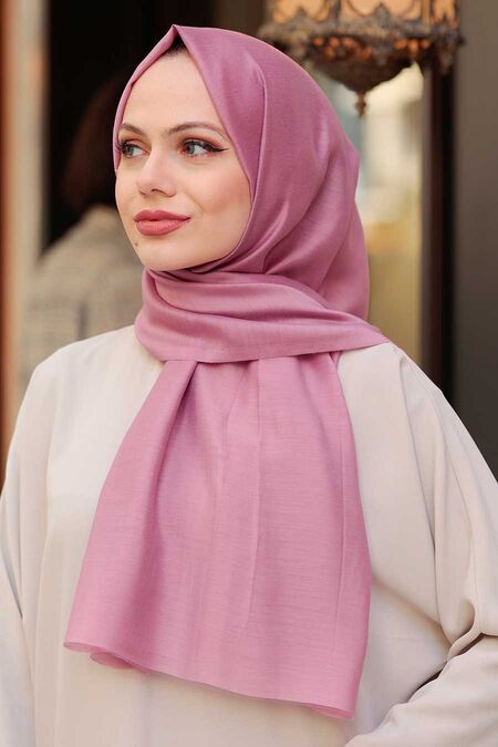Dusty Rose Hijab Shawl 48410GK - NEVA STYLE