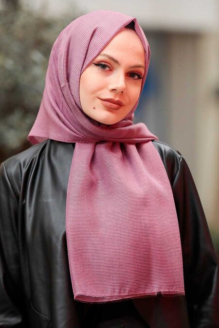 Dusty Rose Hijab Shawl 7547GK - NEVA STYLE