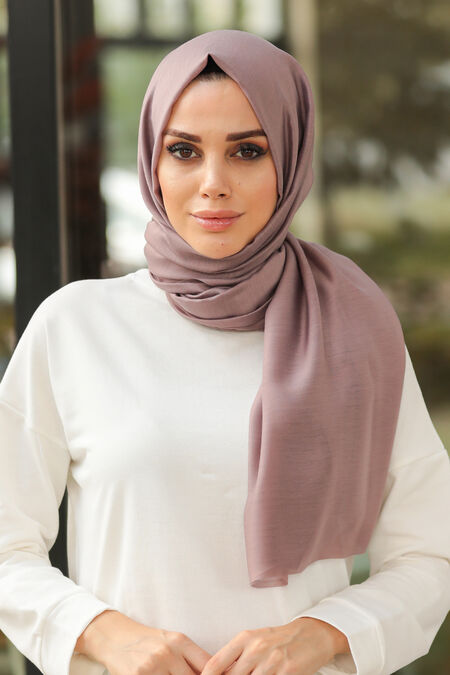 Dusty Rose Hijab Shawl 7548GK - NEVA STYLE