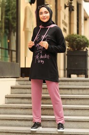 Dusty Rose Hijab Suit 4327GK - 1