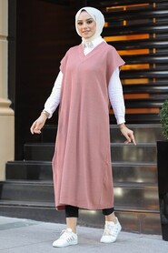 Dusty Rose Hijab Sweater 10111GK - 1
