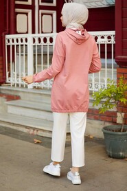 Dusty Rose Hijab Sweatshirt & Tunic 4135GK - 2