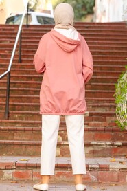 Dusty Rose Hijab Sweatshirt & Tunic 6328GK - 2