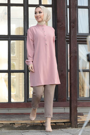 Dusty Rose Hijab Tunic 1146K - 1