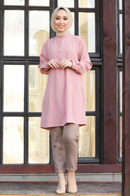 Dusty Rose Hijab Tunic 1146K - 2