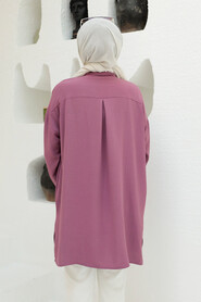 Dusty Rose Hijab Tunic 3793GK - 2