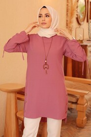 Dusty Rose Hijab Tunic 4044GK - 2