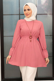 Dusty Rose Hijab Tunic 40461GK - 1