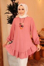 Dusty Rose Hijab Tunic 4114GK - 1