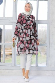 Dusty Rose Hijab Tunic 41311GK - 3