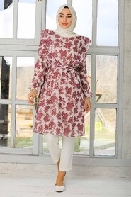 Dusty Rose Hijab Tunic 41332GK - 2