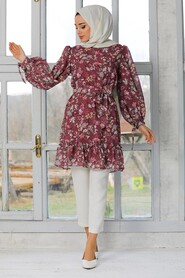 Dusty Rose Hijab Tunic 41442GK - 1