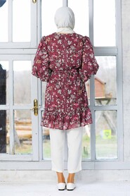 Dusty Rose Hijab Tunic 41442GK - 4