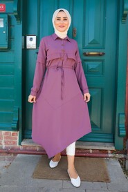 Dusty Rose Hijab Tunic 508GK - 1