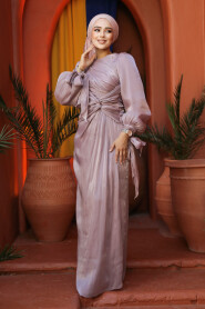 Dusty Rose Modest Gown 47261GK - 2