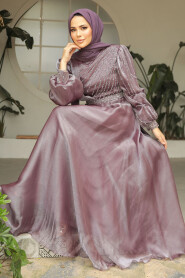 Dusty Rose Modest Gown 51921GK - 3