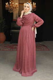 Dusty Rose Modest Prom Dress 44591GK - 2