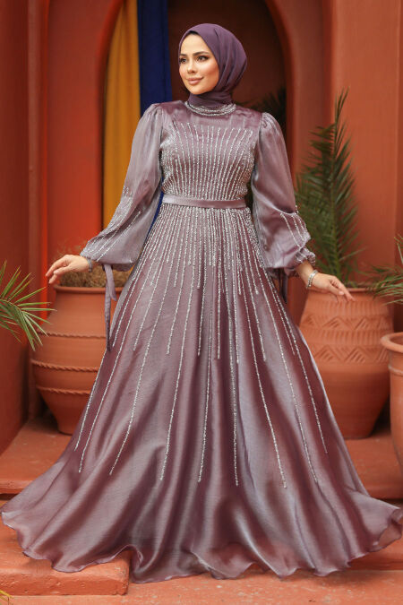 green emerald velvet dress Final Sale Luxury Black Short Muslim Long Sleeves Evening Dress Ss212 main image 0