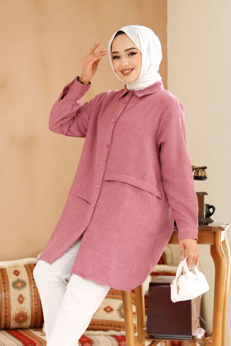 Dusty Rose Modest Tunic 30881GK - NEVA STYLE