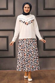 Ecru Dual Suit Dress 1733E - 1