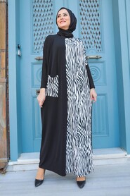 Ecru Hijab Dress 14970E - 1