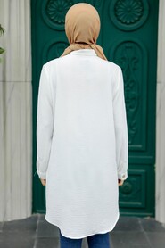 Ecru Hijab Tunic 1148E - 2