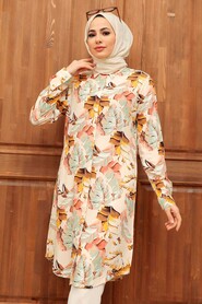 Ecru Hijab Tunic 11579E - 1