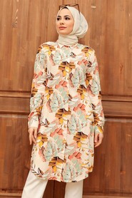 Ecru Hijab Tunic 11579E - 2
