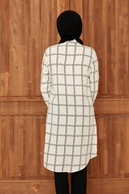 Ecru Hijab Tunic 11581E - 2