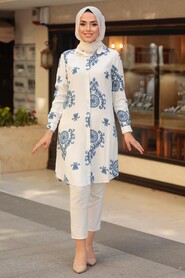 Ecru Hijab Tunic 11594E - 1