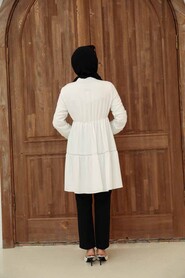 Ecru Hijab Tunic 12291E - 2