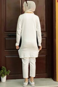 Ecru Hijab Tunic 14621E - 2