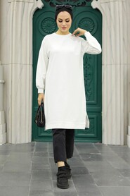 Ecru Hijab Tunic 16020E - 2