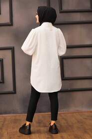Ecru Hijab Tunic 17230E - 2