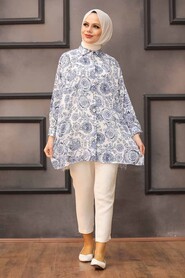 Ecru Hijab Tunic 27324E - 1