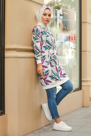 Ecru Hijab Tunic 3521E - 2