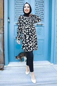 Ecru Hijab Tunic 358119E - 1