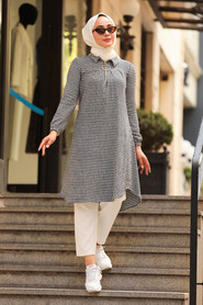 Ecru Hijab Tunic 4671E - 1