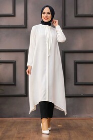 Ecru Hijab Tunic 540E - 2