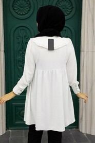 Ecru Hijab Tunic 556E - 2