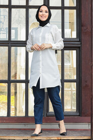 Ecru Hijab Tunic 56060E - 2