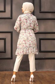 Ecru Hijab Tunic 5628E - 2