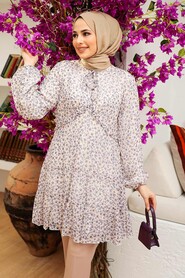 Ecru Hijab Tunic 70120E - 1