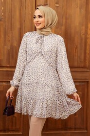 Ecru Hijab Tunic 70120E - 2