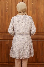 Ecru Hijab Tunic 70120E - 4
