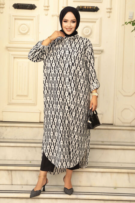 Ecru Modest Tunic 10537E - NEVA STYLE