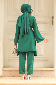 Emerald Green Dual Dress 65875ZY - 3