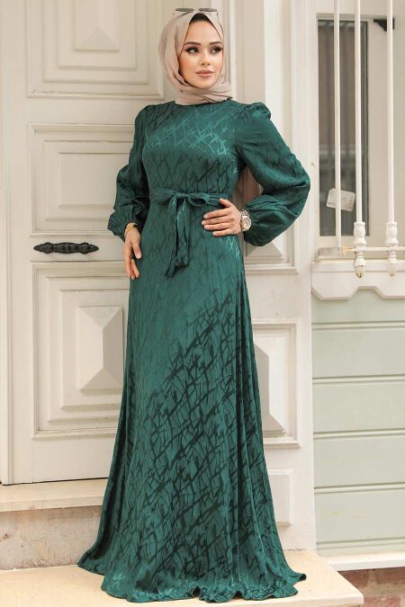 Emerald Green Elegant Evening Gown 23272ZY - NEVA STYLE